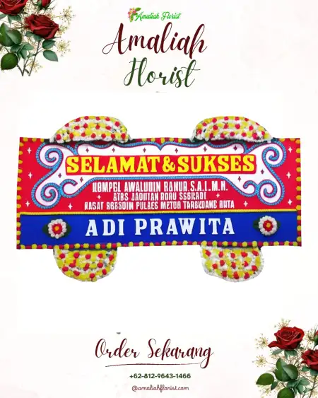 Papan Bunga Ucapan Selamat Wedding Venue Ciseeng